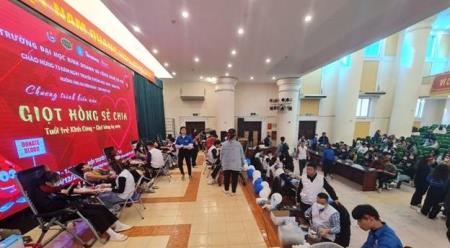Huy động được hơn 1.100 đơn vị máu hiến tặng cho Viện Huyết học và Truyền máu Trung ương