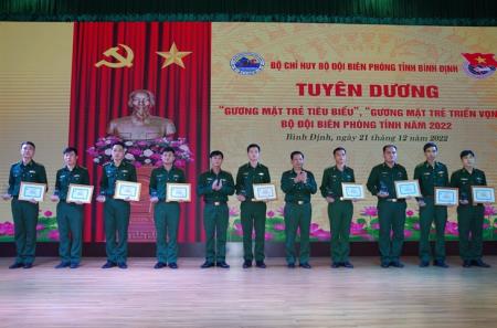 BĐBP Bình Định, Long An tuyên dương Gương mặt trẻ tiêu biểu năm 2022