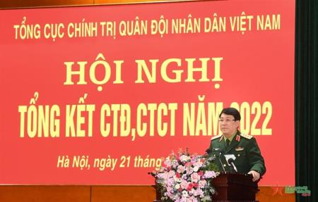 Hội nghị tổng kết công tác Đảng, công tác chính trị toàn quân năm 2022