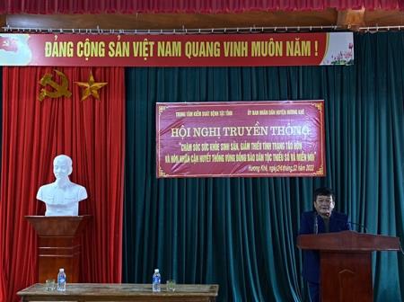 Tuyên truyền phòng, chống tảo hôn và hôn nhân cận huyết thống cho đồng bào dân tộc Chứt