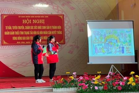 Lạng Sơn: Tư vấn kiến thức về tảo hôn và hôn nhân cận huyết thống cho học sinh trên địa bàn huyện Bắc Sơn