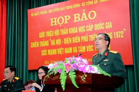 Hội thảo khoa học cấp quốc gia kỷ niệm 50 năm Chiến thắng “Hà Nội-Điện Biên Phủ trên không” sẽ diễn ra vào ngày 9/12