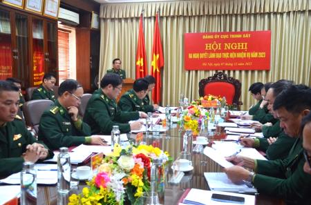 Đảng ủy Cục Trinh sát BĐBP ra nghị quyết lãnh đạo thực hiện nhiệm vụ năm 2023