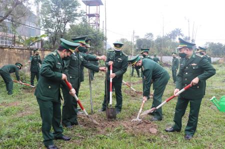 Cục Hậu cần BĐBP tổ chức Lễ phát động "Tết trồng cây đời đời nhớ ơn Bác Hồ”