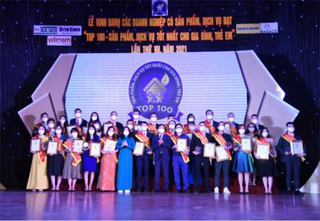 Khởi động Chương trình bình chọn “Top 100 - Sản phẩm, dịch vụ tốt nhất cho gia đình, trẻ em” lần thứ VIII, năm 2022