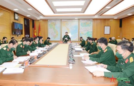 Giao ban trực tuyến công tác hậu cần toàn quân quý I-2022