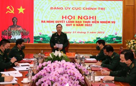 Đảng ủy Cục Chính trị BĐBP ra nghị quyết lãnh đạo thực hiện nhiệm vụ quý II năm 2022