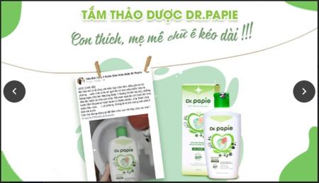 Nhãn hàng Dr.Papie ra mắt trang tin tư vấn Thảo dược tắm bé