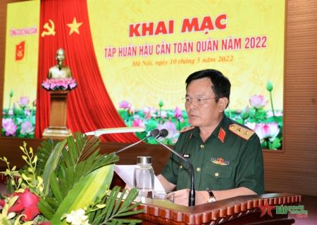 Tổng cục Hậu cần khai mạc tập huấn hậu cần toàn quân năm 2022