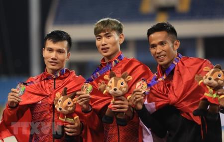 Vận động viên BĐBP giành Huy chương Bạc SEA Games 31