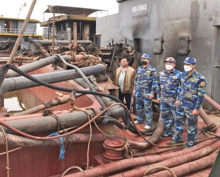 Đấu tranh không khoan nhượng với “cát tặc” trên vùng biển vịnh Bắc Bộ