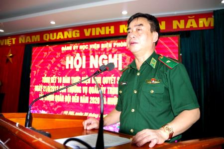 Học viện Biên phòng tiếp tục thực hiện nghiêm cơ chế quản lý tài chính mới trong quân đội