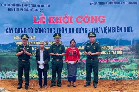 Hiến đất cho BĐBP để làm việc có ích cho nhân dân