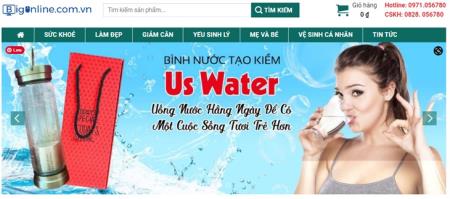 Bigonline - Thực phẩm chức năng chính hãng uy tín cho sức khỏe người việt
