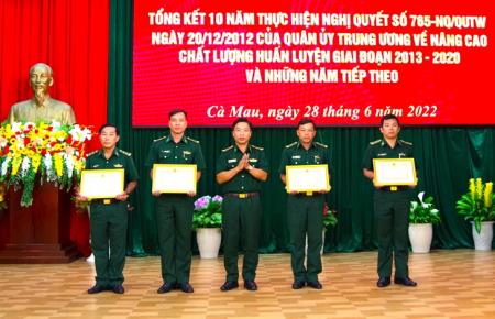 BĐBP Cà Mau: Tổng kết 10 năm thực hiện Nghị quyết số 765-NQ/QUTW và Nghị quyết số 623-NQ/QUTW của Quân ủy Trung ương