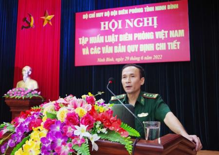 BĐBP các tỉnh Ninh Bình, Khánh Hòa, Bà Rịa-Vũng Tàu tập huấn Luật Biên phòng Việt Nam