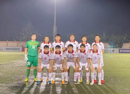 Tuyển nữ Việt Nam sớm giành vé vào bán kết AFF Cup 2022