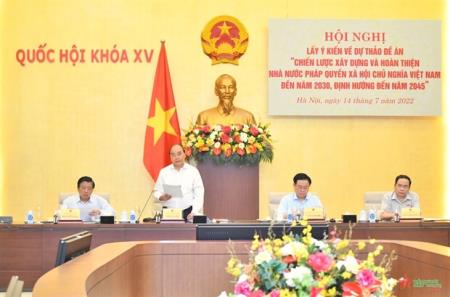 Chủ tịch nước, Chủ tịch Quốc hội đồng chủ trì hội nghị về xây dựng Nhà nước pháp quyền xã hội chủ nghĩa Việt Nam