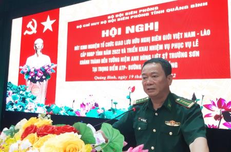 Hoàn thành xuất sắc nhiệm vụ tổ chức Giao lưu hữu nghị biên giới Việt Nam - Lào cấp BĐBP tỉnh năm 2022