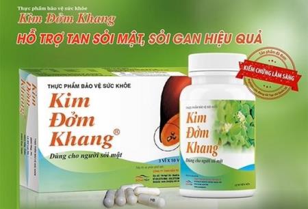 Kim Đởm Khang - Sản phẩm giúp tan mòn sỏi mật có nghiên cứu