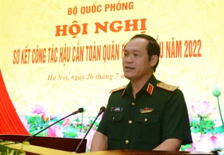 Bộ Quốc phòng tổ chức hội nghị sơ kết công tác hậu cần 6 tháng đầu năm 2022