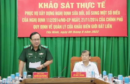 Khảo sát xây dựng, bổ sung, sửa đổi Nghị định 112/NĐ-CP của Chính phủ tại tỉnh Tây Ninh