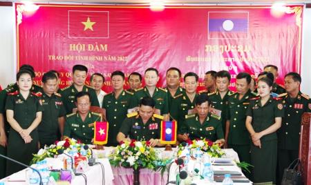 Hội đàm thường niên giữa BĐBP Quảng Bình, Quảng Trị và Bộ Chỉ huy Quân sự tỉnh Savannakhet