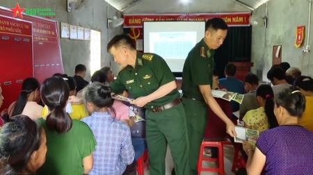 Đa dạng hình thức tuyên truyền Luật Biên phòng Việt Nam cho bà con trên tuyến biên giới Lạng Sơn