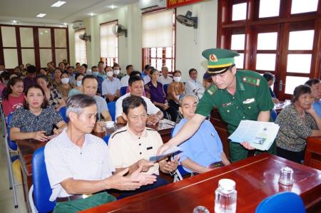 Tuyên truyền Luật Biên phòng Việt Nam cho cán bộ, nhân dân khu vực biên giới biển