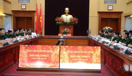 Giao ban Bộ Tư lệnh BĐBP tháng 8/2022