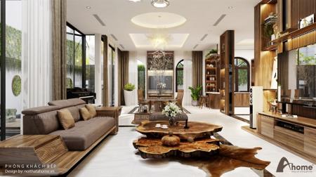 Những mẫu thiết kế nội thất biệt thự sang trọng, ấn tượng