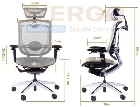 Kinh nghiệm chọn mua ghế công thái học từ nhà phân phối D’Ergo