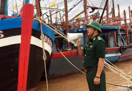 BĐBP Quảng Bình tiếp tục triển khai các phương án để ứng phó với bão Noru