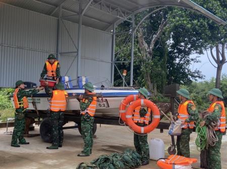 BĐBP Đắk Lắk: Sẵn sàng lực lượng, phương tiện ứng phó với bão số 4