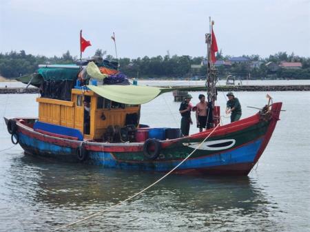BĐBP Quảng Trị sẵn sàng ứng phó với bão số 4