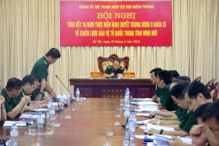 Bộ Tham mưu BĐBP: Tổng kết 10 năm thực hiện Nghị quyết Trung ương 8 khóa XI về Chiến lược bảo vệ Tổ quốc trong tình hình mới