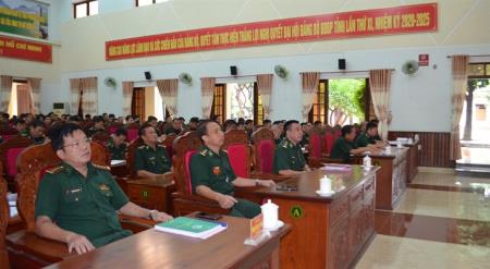 BĐBP Đắk Lắk: Nghiên cứu, học tập, quán triệt và triển khai thực hiện Nghị quyết Hội nghị Trung ương 5 khóa XIII