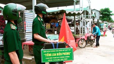 Biên giới Đức Huệ trong cao điểm thực hiện nhiệm vụ “kép”
