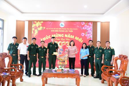 Lãnh đạo tỉnh Bình Phước, Sóc Trăng, Tiền Giang thăm, chúc Tết các đồn Biên phòng