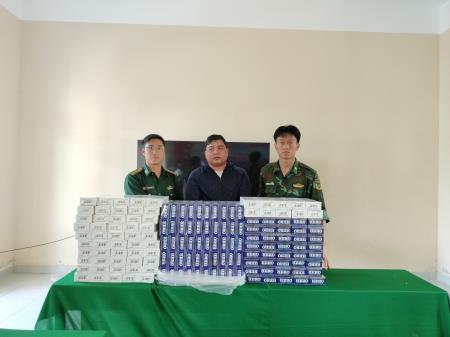 BĐBP Kiên Giang bắt 2 vụ vận chuyển thuốc lá ngoại nhập lậu