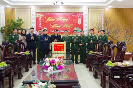 Lãnh đạo các ban, ngành, địa phương thăm, chúc Tết cán bộ, chiến sĩ BĐBP Cao Bằng