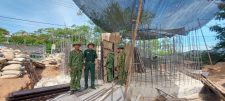 Náo nức công trình biên giới mùa Xuân