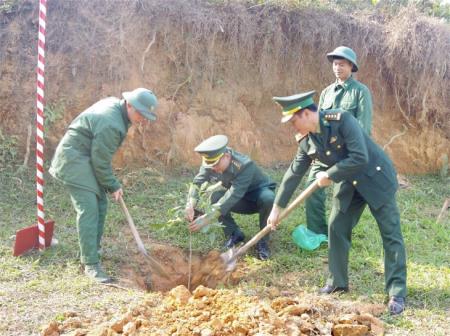 Các đơn vị tiếp tục hưởng ứng ra quân tổ chức Tết trồng cây