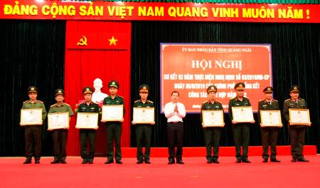 Quảng Ngãi: Sơ kết 3 năm phối hợp thực hiện nhiệm vụ an ninh, quốc phòng