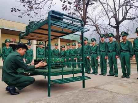 Nhanh chóng hòa nhập, vững vàng trong môi trường quân ngũ