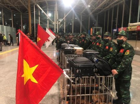 Đoàn công tác cứu hộ, cứu nạn QĐND Việt Nam đã tới Hatay, Thổ Nhĩ Kỳ sẵn sàng thực hiện nhiệm vụ