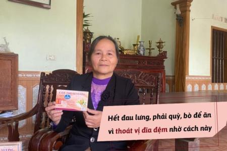 Từng bị đau lưng, phải quỳ, bò để ăn vì thoát vị đĩa đệm - Tôi đã cải thiện nhờ cách này