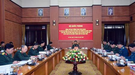 Tập trung soạn thảo và hoàn thiện các dự án luật do Bộ Quốc phòng chủ trì soạn thảo