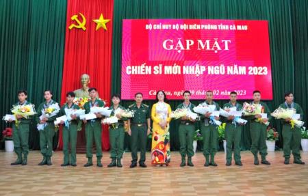 Hoàn tất công tác tiếp nhận chiến sĩ mới và sẵn sàng bước vào mùa huấn luyện năm 2023 đạt chất lượng, hiệu quả