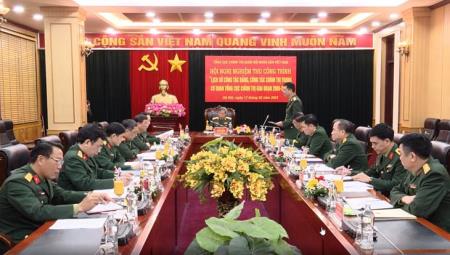 Nghiệm thu Công trình “Lịch sử công tác Đảng, công tác Chính trị trong Cơ quan Tổng cục Chính trị giai đoạn 2000-2020”